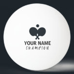 Personalisierter Name Tischtennisball<br><div class="desc">Personalisiert Name Ping Pong Ball,  Niedliche Geschenkidee für Spieler und Sporttrainer.</div>