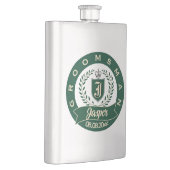 Personalisierter Name Trauzeuge Hochzeitsdatum Her Flachmann (Rechts)