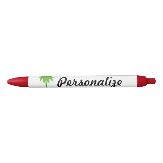 Personalisierter Name: Tropenpalmenstift Kugelschreiber (Vorderseite)
