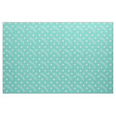 Personalisierter Name Türkis Aquamarin Blue Polka  Stoff (Yard (91,4 cm))