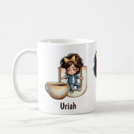 Personalisierter Name & U Verschlafener Morgen Kar Kaffeetasse
