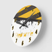 Personalisierter Name Uhr Bio Hazard Vorsichtsband (Winkel)