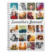 Personalisierter Name und 20 Foto Notizblock (Vorderseite)