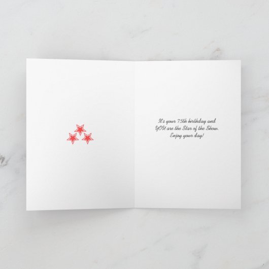 Personalisierter Name und Alter lustig werden alt Karte (Innenseite)