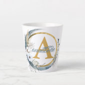 Personalisierter Name und anfängliche Tasse (Vorderseite)