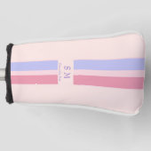 Personalisierter Name und Anfangsname Golf Headcover (Vorderseite)