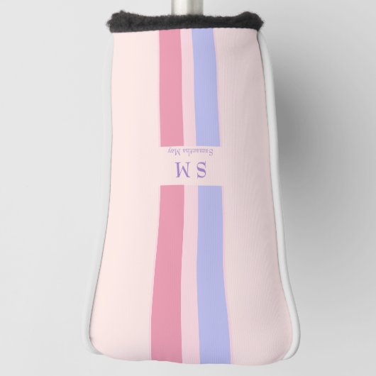 Personalisierter Name und Anfangsname Golf Headcover (Rotieren 90)