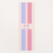 Personalisierter Name und Anfangsname Yogamatte (Vorderseite)