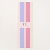 Personalisierter Name und Anfangsname Yogamatte (Rückseite)