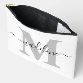 Personalisierter Name und Buchstabe Zubehörtasche (Offen)