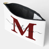 Personalisierter Name und Buchstabe Zubehörtasche (Offen)