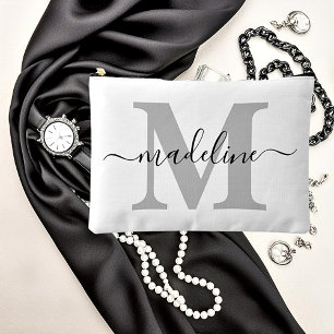 Personalisierter Name und Buchstabe Zubehörtasche