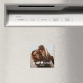 Personalisierter Name und Datum Einfache Darstellu Magnet (In Situ (Geschirrspüler))