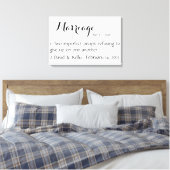 Personalisierter Name und Datum Mauer Art Leinwanddruck (Insitu (Schlafzimmer))