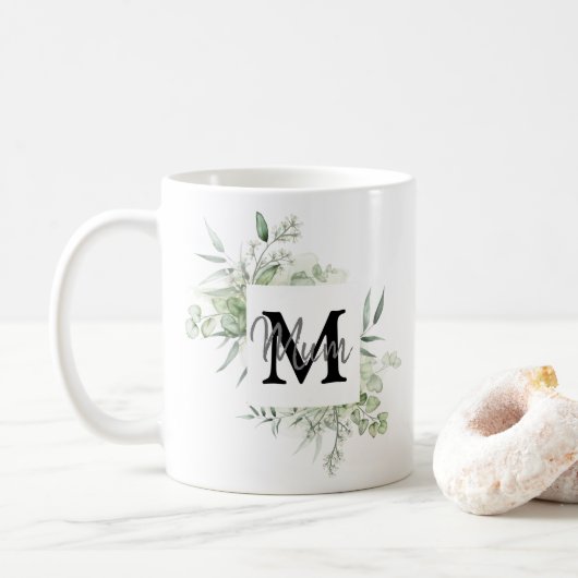Personalisierter Name und erste Tasse mit Grünpfla (Mit Donut)