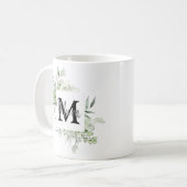 Personalisierter Name und erste Tasse mit Grünpfla (Vorderseite Links)
