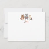 Personalisierter Name und Farbe Mitteilungskarte (Vorderseite)