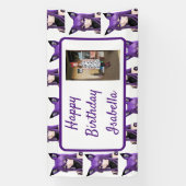 Personalisierter Name und Foto Anime Birthday Banner (Vertikal)