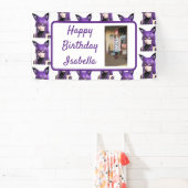 Personalisierter Name und Foto Anime Birthday Banner (InSitu)