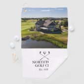 Personalisierter Name und Foto des Classic Golf Cl Golfhandtuch (Insitu)
