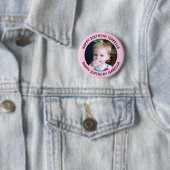 Personalisierter Name und Foto Geburtstag Button (Beispiel)