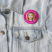 Personalisierter Name und Foto Geburtstag Button (Beispiel)