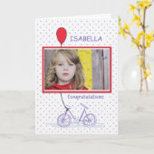 Personalisierter Name und Foto Herzlichen Glückwun Karte (Gelbe Blume)