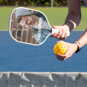 Personalisierter Name und Foto Pickleball Schläger