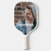 Personalisierter Name und Foto Pickleball Schläger (Vorderseite)