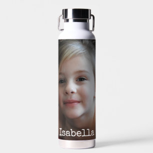 Personalisierter Name und Foto Wasser Flasche