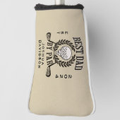 Personalisierter Name und Jahr Bester Vater nach P Golf Headcover (Rotieren 90)