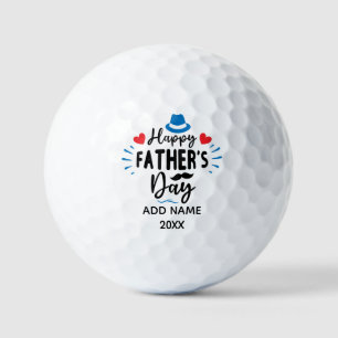 Personalisierter Name und Jahr des glücklichen Vat Golfball