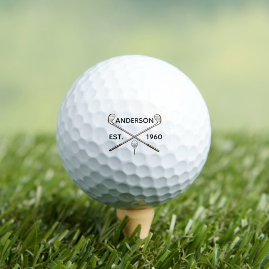 Personalisierter Name und Jahr Golfball (Insitu T-Shirt)