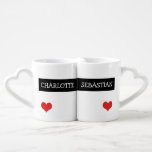 Personalisierter Name und Liebe Liebestassen<br><div class="desc">Personalisierter Name und Liebe Herz .. perfekte Tasse für Lieben,  Hochzeiten,  Jubiläen,  Verlobungen,  Valentinstag oder jeden Tag .. das coolstste Getränk aus Ricaso</div>