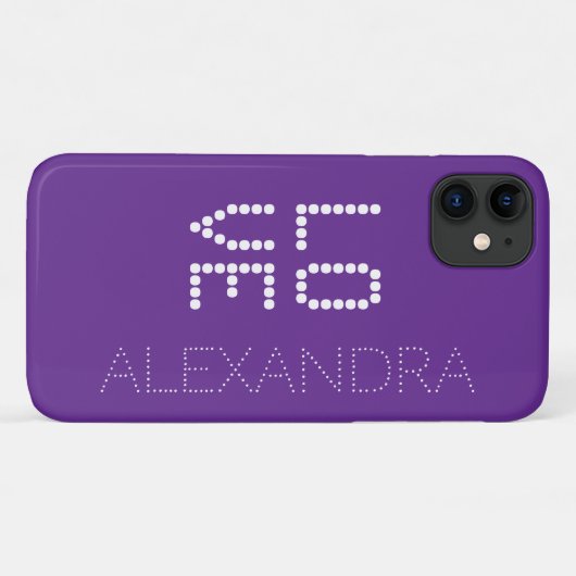 Personalisierter Name und Liebe Trendy Schriftart  Case-Mate iPhone Hülle (Rückseite (Horizontal))