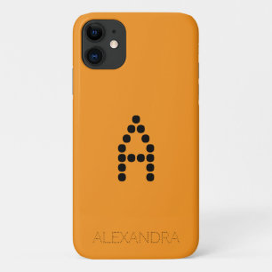 Personalisierter Name und Monogram-Smart-Schriftar Case-Mate iPhone Hülle