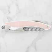 Personalisierter Name und Monogramm der Brautjungf Kellnermesser (Vorderseite)