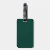 Personalisierter Name und Monogramm-Trauzeuge Gepäckanhänger (Rückseite vertikal)