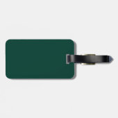Personalisierter Name und Monogramm-Trauzeuge Gepäckanhänger (Rückseite horizontal)