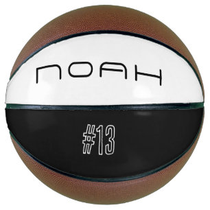 Personalisierter Name und Nummer Basketball