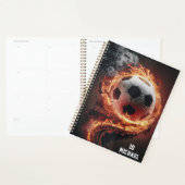 Personalisierter Name und Nummer des Fußballballs Planer (Anzeige)