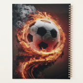 Personalisierter Name und Nummer des Fußballballs Planer (Rückseite)