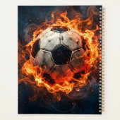 Personalisierter Name und Nummer Fußball Planer (Rückseite)