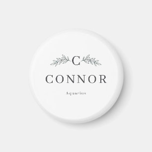 Personalisierter Name und Sternzeichen-Magnet Magnet