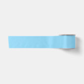 PERSONALISIERTER NAME UND TEXT HELLBLAU SATINBAND (Vorderseite)