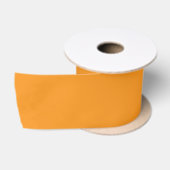 PERSONALISIERTER NAME UND TEXT ORANGE SATINBAND (Spule)