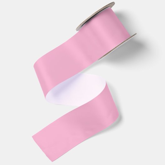 PERSONALISIERTER NAME UND TEXT ROSA SATINBAND (Rückseite)