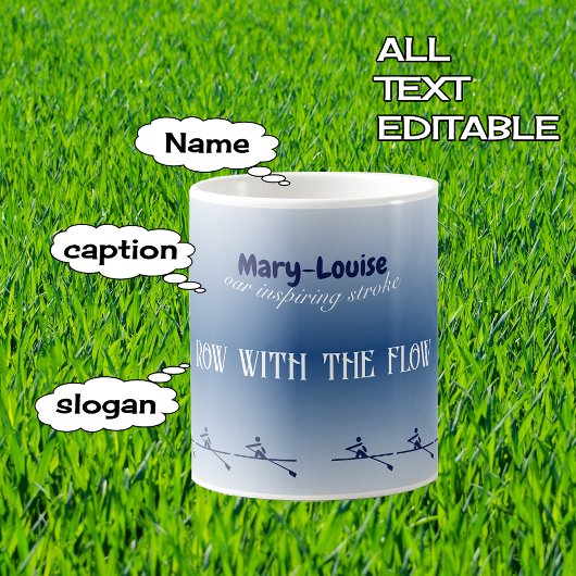 Personalisierter Name und Textreihenfolge Kaffeetasse