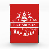 Personalisierter Name | Urlaub Fotoblock (Vorderseite)