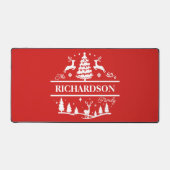 Personalisierter Name | Urlaub Schreibtischunterlage (Vorderseite)